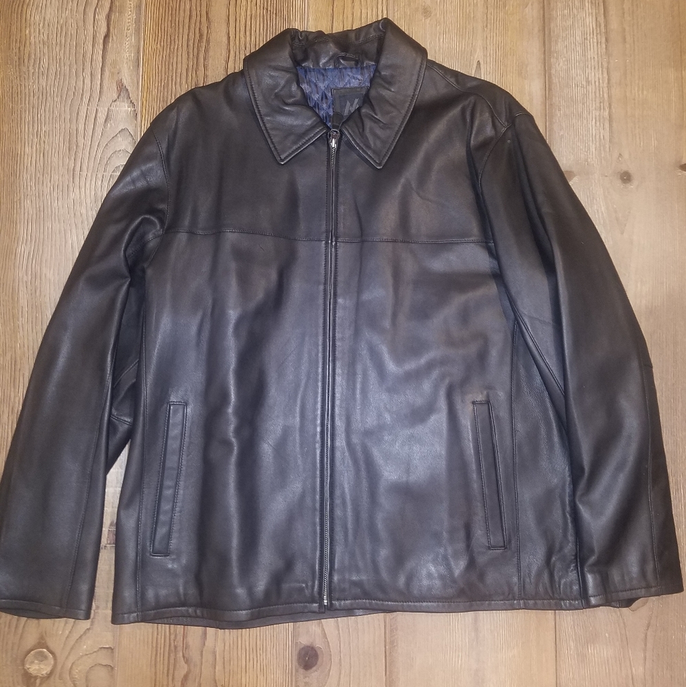 Men's Leather Jacket - New without Tags